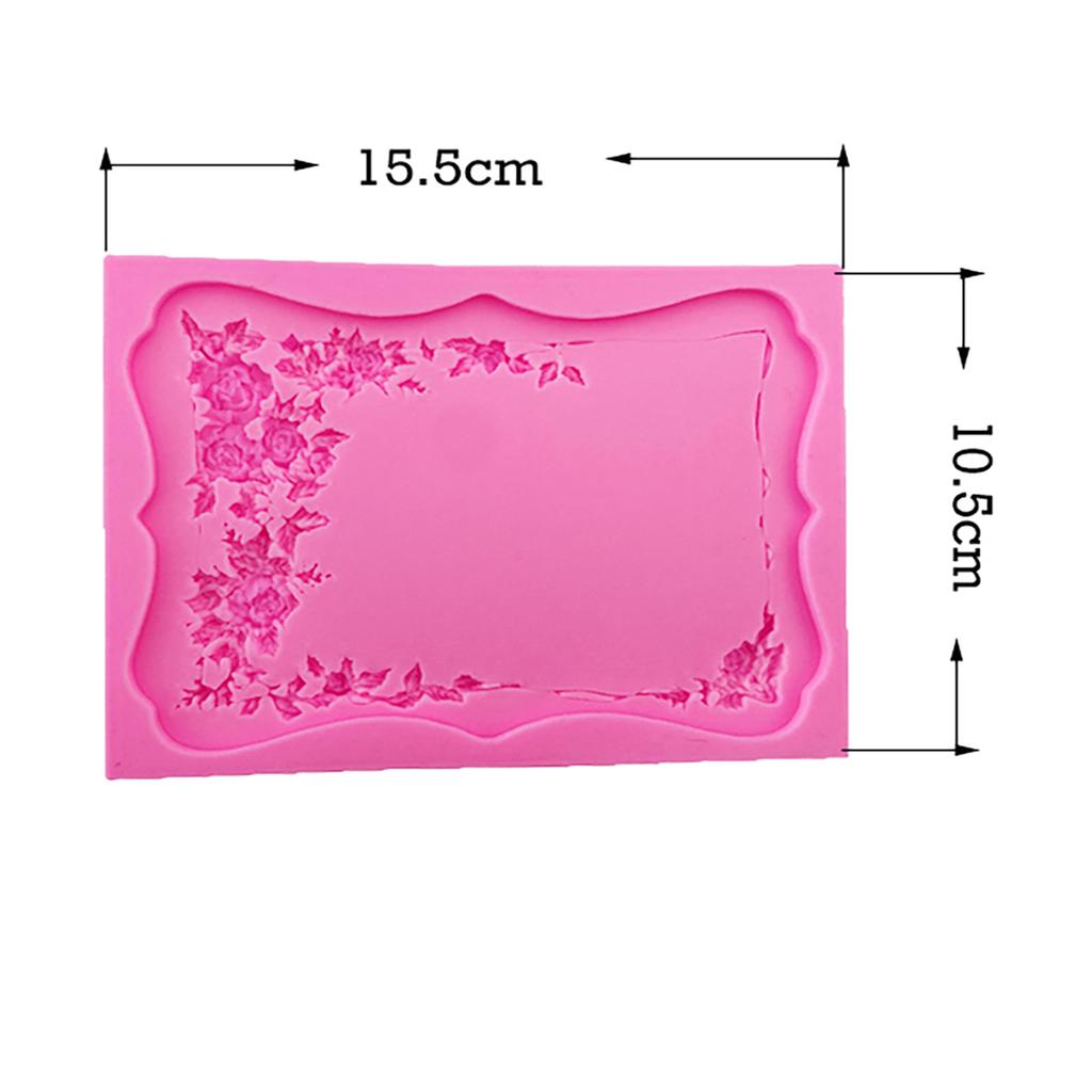 Bakewareind Vintage Frame Silicone Mould - Bakeware India