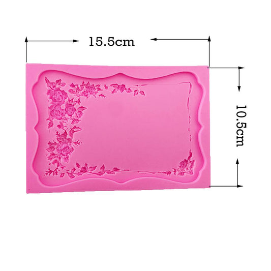 Bakewareind Vintage Frame Silicone Mould - Bakeware India