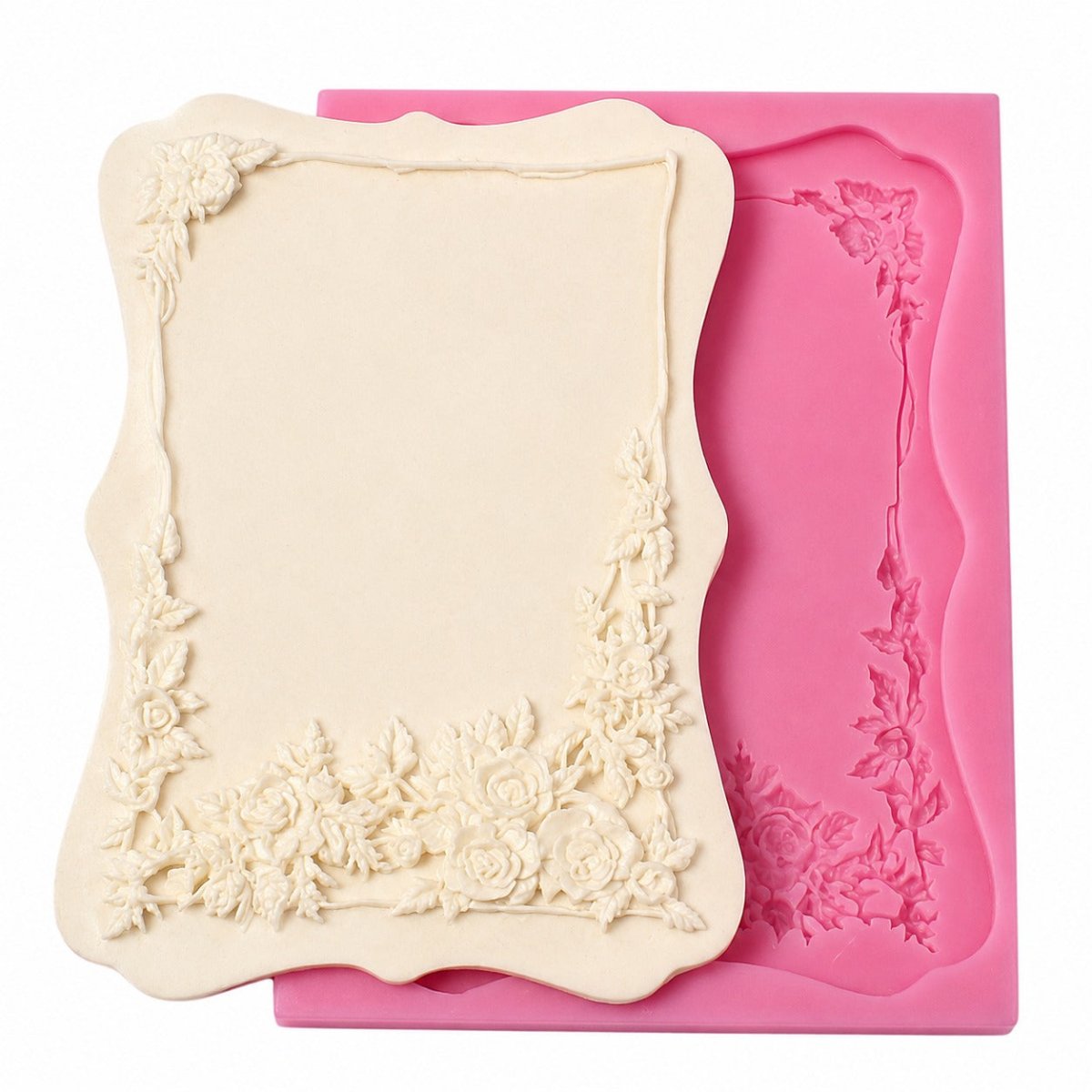 Bakewareind Vintage Frame Silicone Mould - Bakeware India