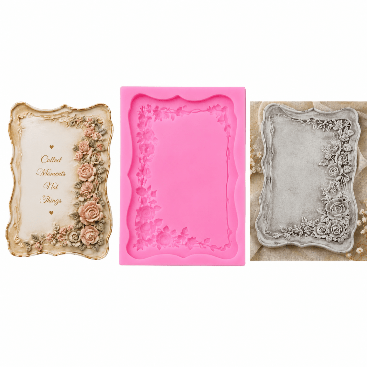 Bakewareind Vintage Frame Silicone Mould - Bakeware India