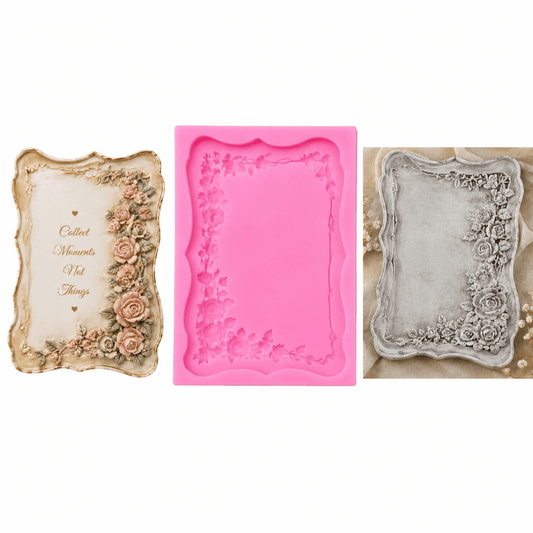 Bakewareind Vintage Frame Silicone Mould - Bakeware India