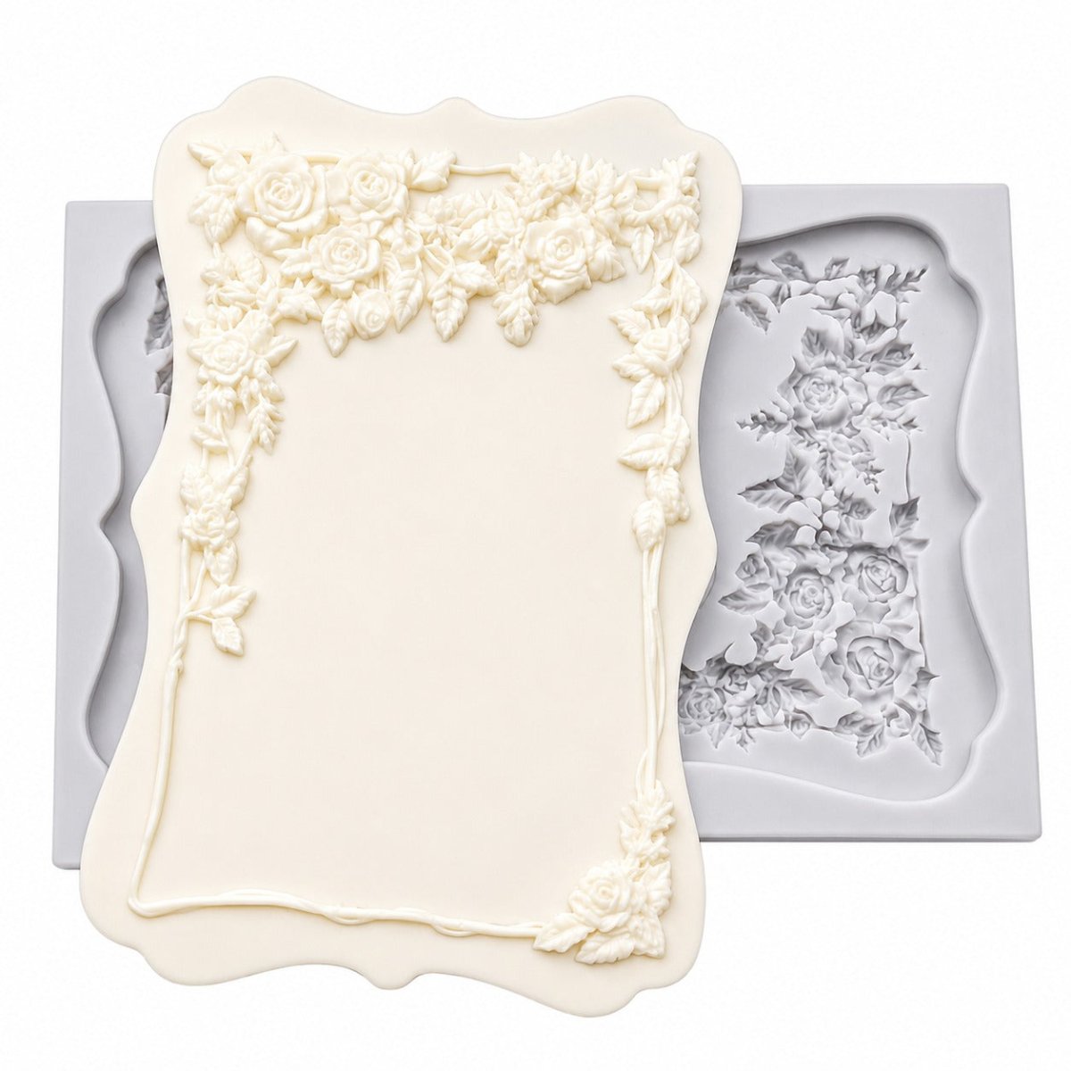 Bakewareind Vintage Frame Silicone Mould - Bakeware India