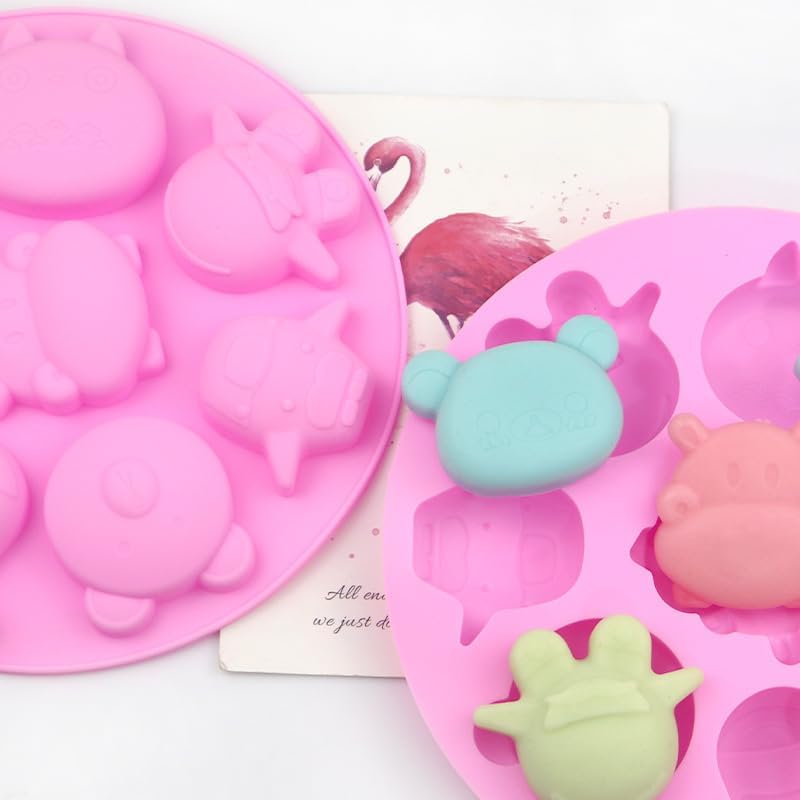 Bakewareindia 3D Animal Unicorn Cute Silicone Moulds,8cavity - Bakeware India