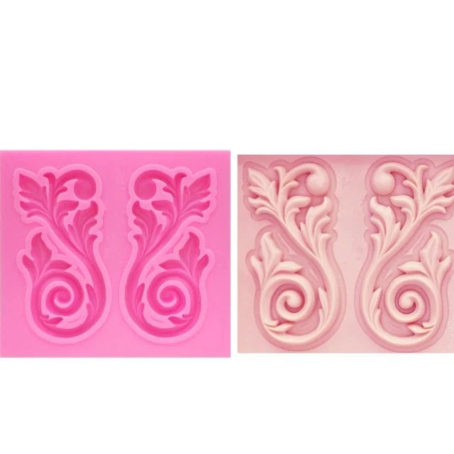 Bakewareindia Baroque Border Lace Silicone Mould - Bakeware India