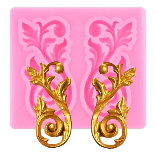 Bakewareindia Baroque Border Lace Silicone Mould - Bakeware India