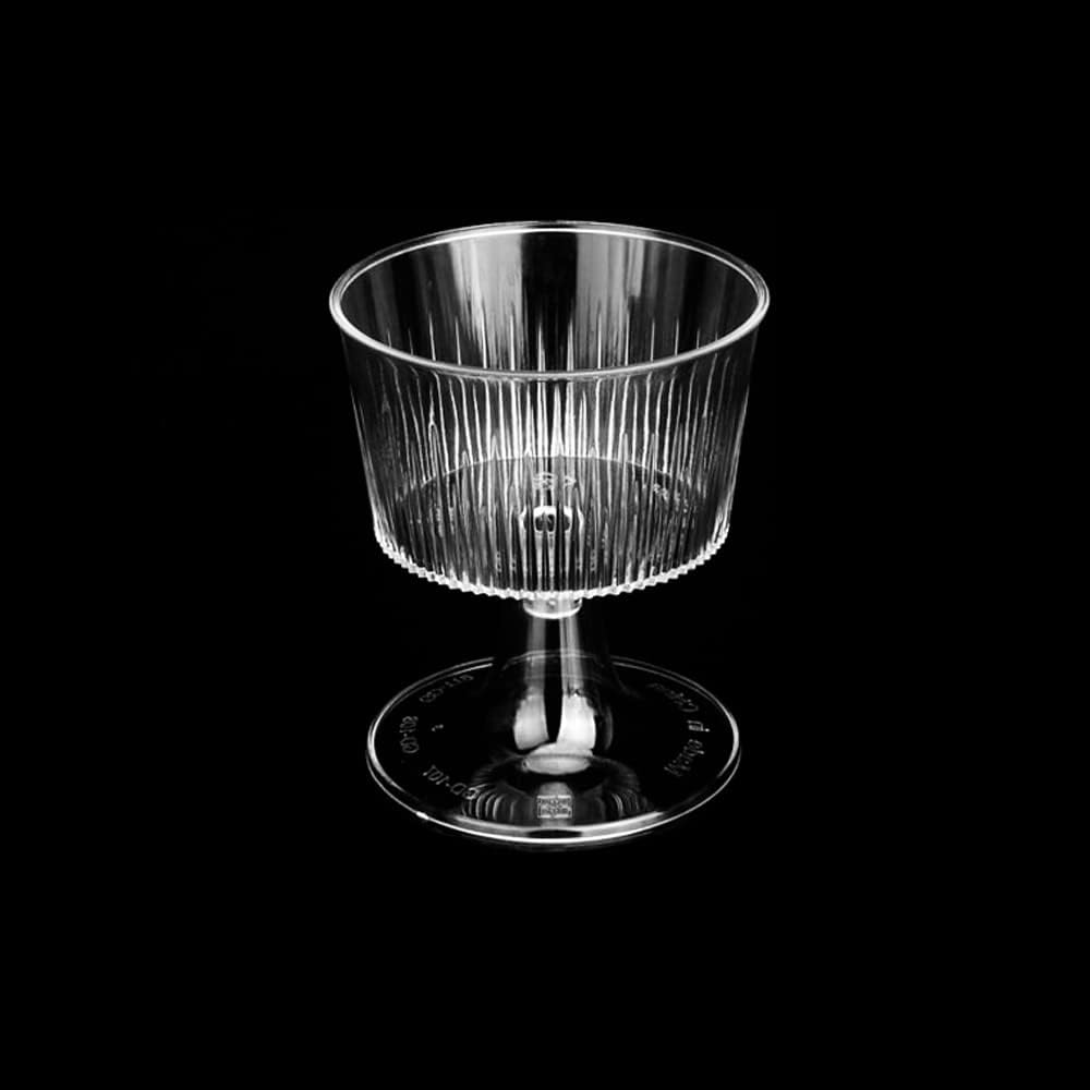 BakewareIndia Transparent Plastic Dessert Cup Mousse & Pudding,10Pcs - Bakeware India