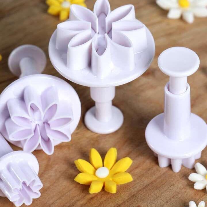 Daisy plunger 4pcs set - Bakeware India