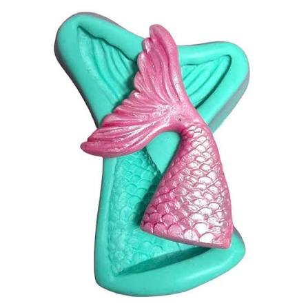 Bakewareind Mermaid Curvy Fish Tail Silicone Mould