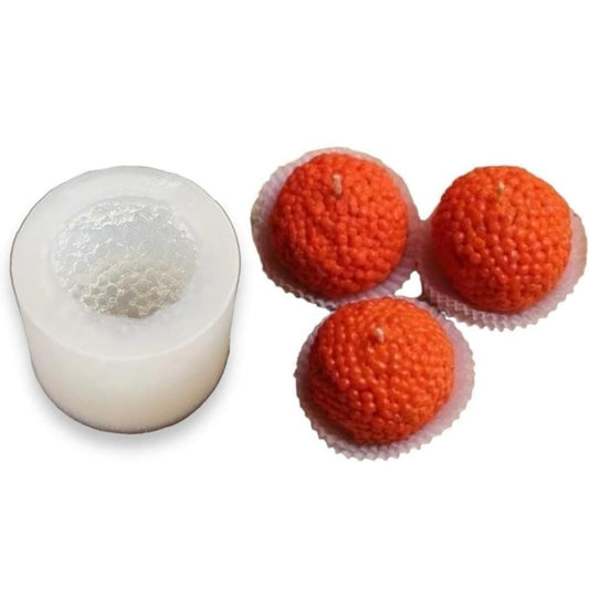 Lyba Motichoor Ladoo Mithai Moulds Cake Candle Silicone Mould - Bakeware India