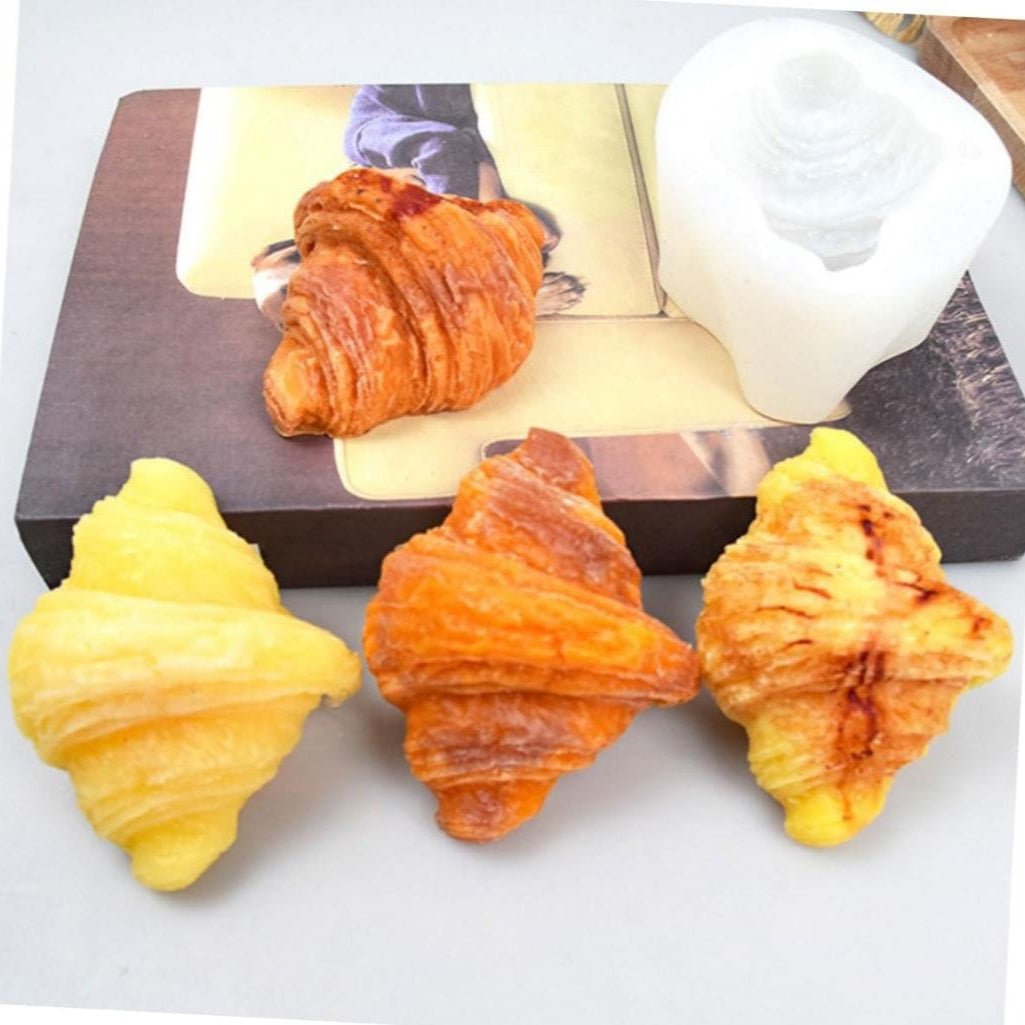 Lyba Mould 3D Croissant Candle Silicone Mould - Bakeware India