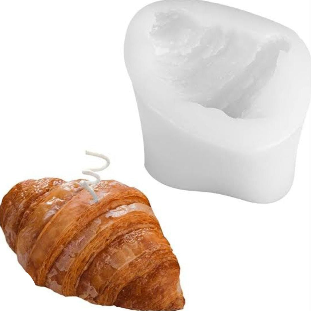 Lyba Mould 3D Croissant Candle Silicone Mould - Bakeware India