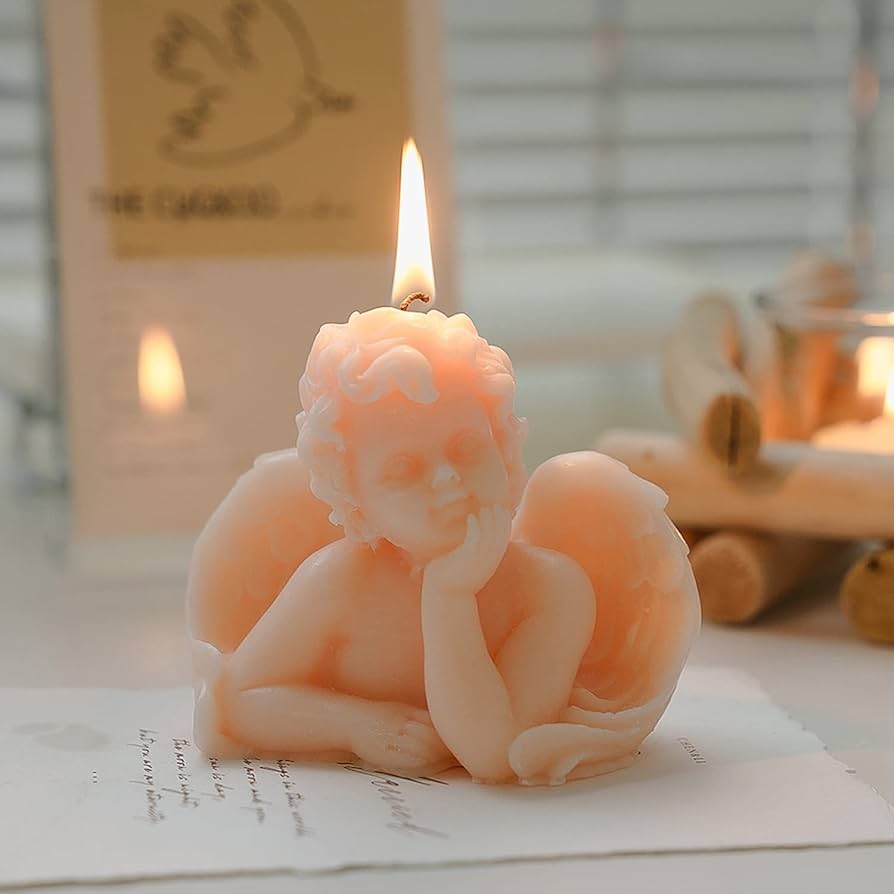 Lyba Mould 3D Cute Angel Baby Fondant Chocolate Candle Silicone Mould - Bakeware India