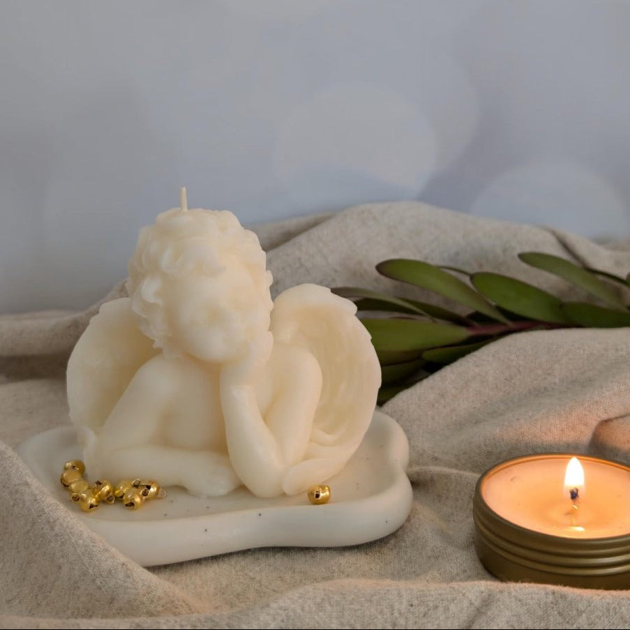 Lyba Mould 3D Cute Angel Baby Fondant Chocolate Candle Silicone Mould - Bakeware India