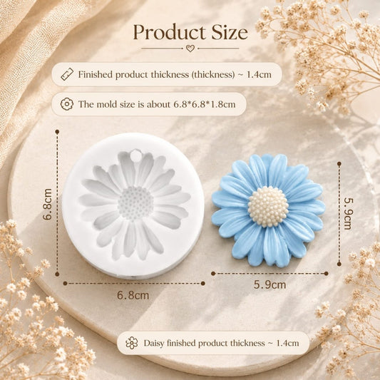 Lyba Mould 3D Daisy Sunflower Silicone Mould - Bakeware India