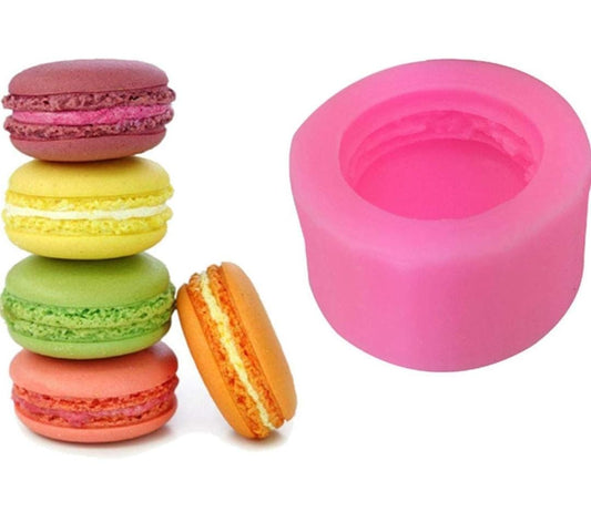 Lyba Mould 3D Macaroon Candle Silicone Mould - Bakeware India