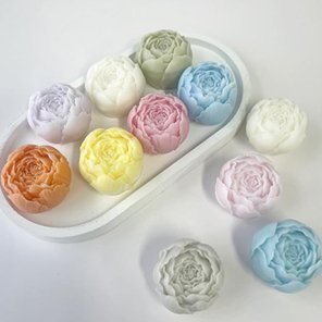 Lyba Mould 3D Rose Flower Shape Candle Silicone Mold - Bakeware India