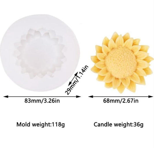 Lyba Mould 3D Sunflower Silicone Mould - Bakeware India