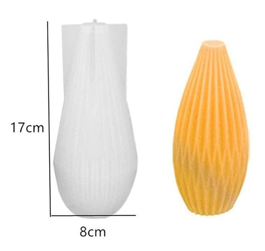 Lyba Mould Geometric 3D Pear Lantern Shape Resin Epoxy Chocolate Cake Mould - Bakeware India