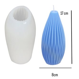 Lyba Mould Geometric 3D Pear Lantern Shape Resin Epoxy Chocolate Cake Mould - Bakeware India