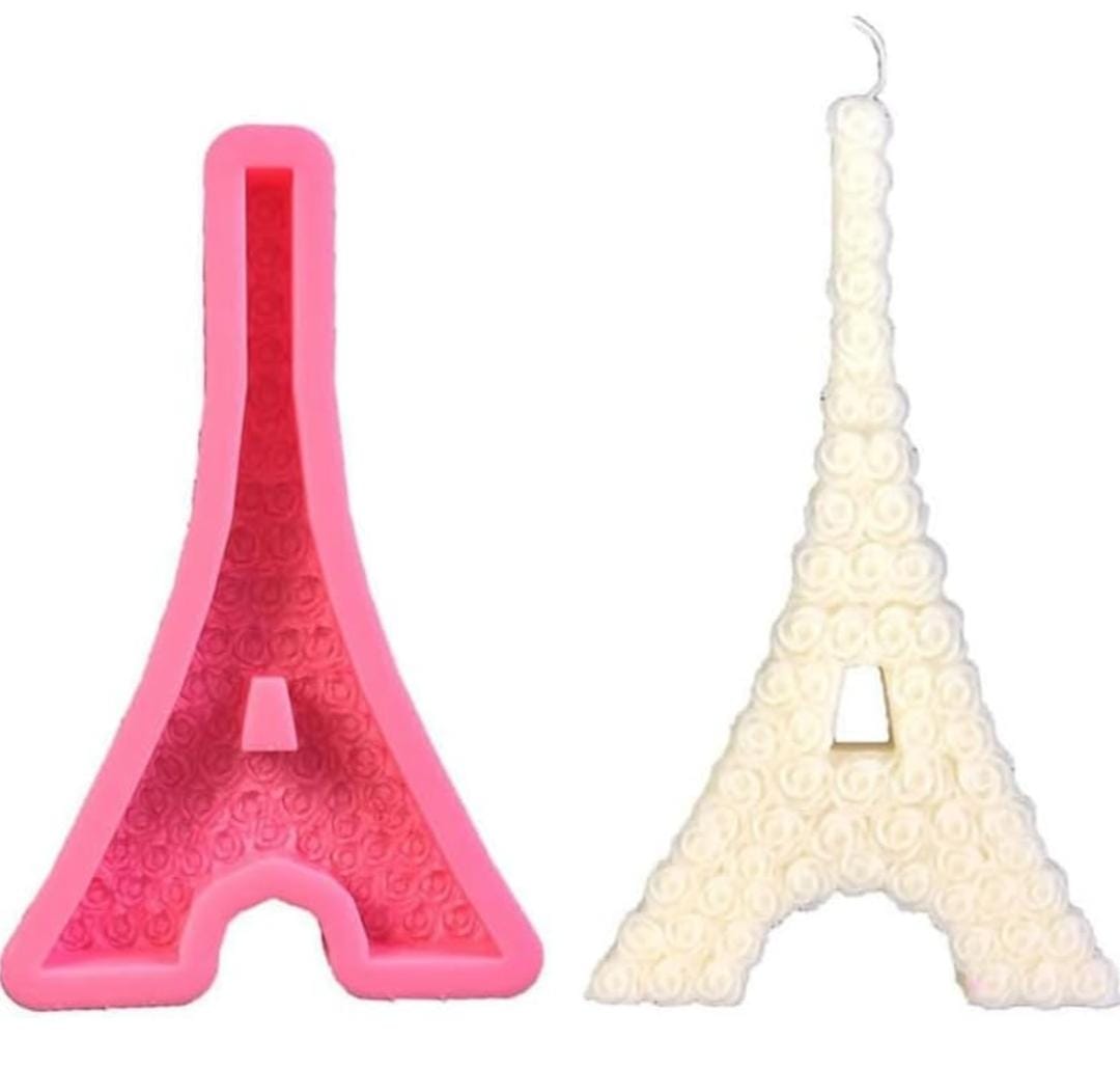 Lyba Mould Paris Eiffel Tower Candle Silicone Mould - Bakeware India