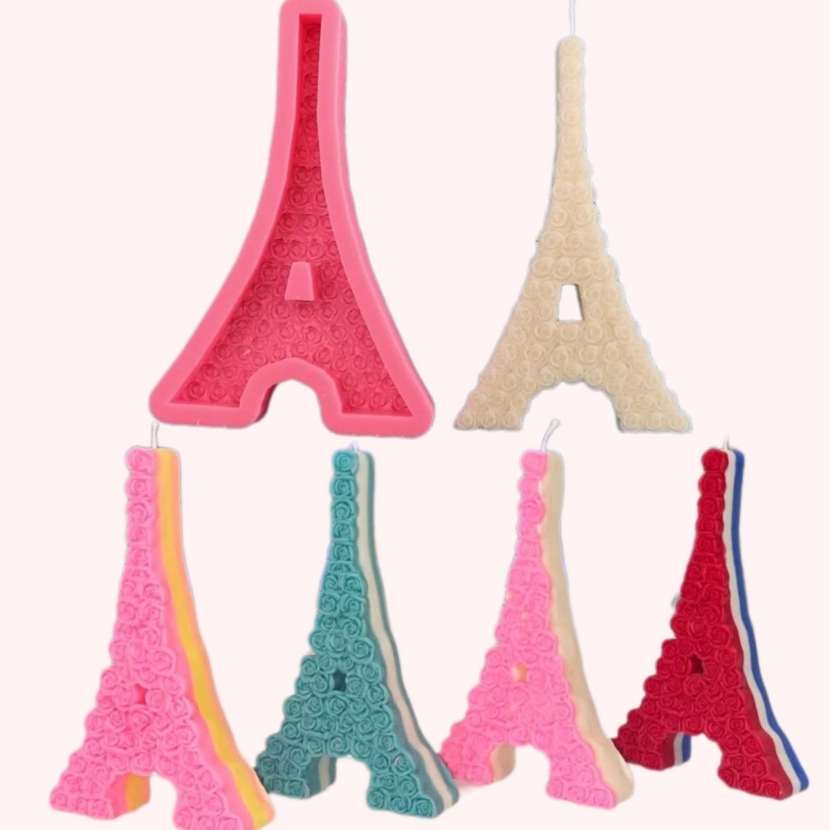 Lyba Mould Paris Eiffel Tower Candle Silicone Mould - Bakeware India