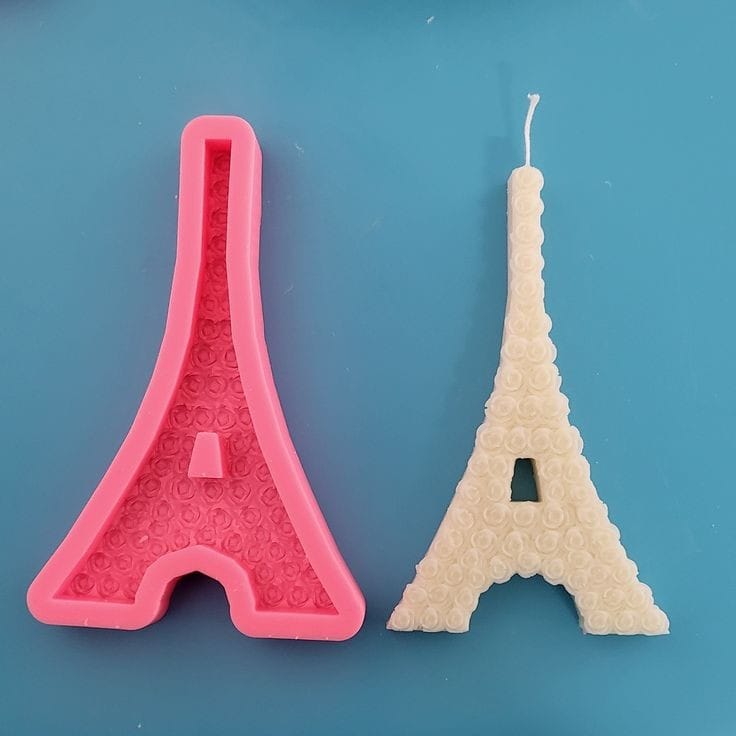 Lyba Mould Paris Eiffel Tower Candle Silicone Mould - Bakeware India