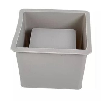 Lyba Mould Square Jar Pot Planter Concrete Candle Resin Silicone Mould - Bakeware India