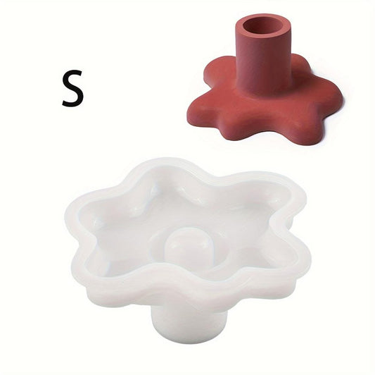 Lyba Mould Taper Candle Holder & Coaster Candle Silicone Mould - Bakeware India