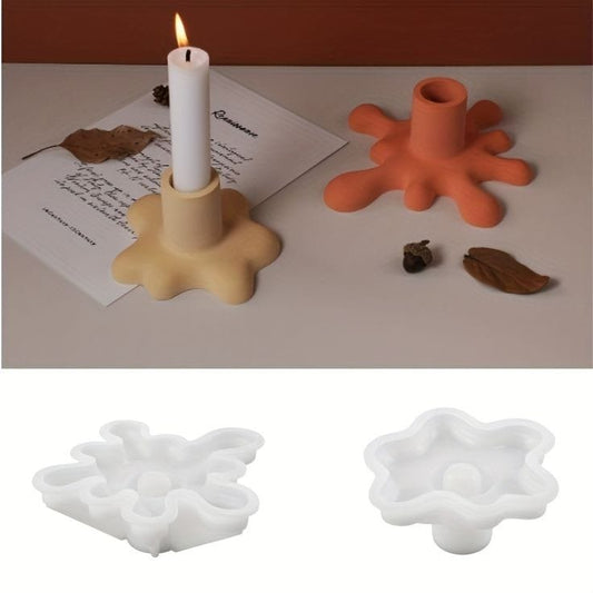 Lyba Mould Taper Candle Holder & Coaster Candle Silicone Mould - Bakeware India