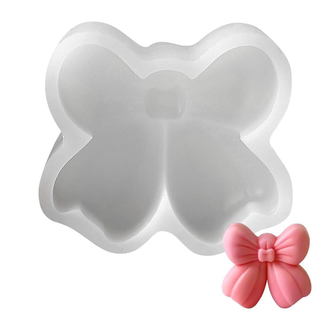 Lyba Moulds 3D Bow Chocolate Candle Silicone Mould - Bakeware India