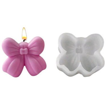 Lyba Moulds 3D Bow Chocolate Candle Silicone Mould - Bakeware India