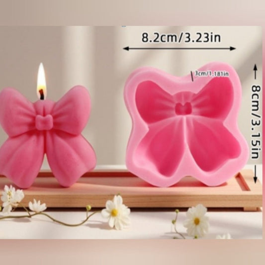 Lyba Moulds 3D Bow Chocolate Candle Silicone Mould - Bakeware India