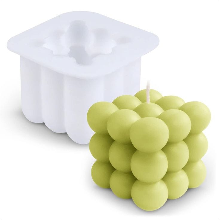 Lyba moulds 3D Bubble Candle Silicone Mould , Single cavity - Bakeware India