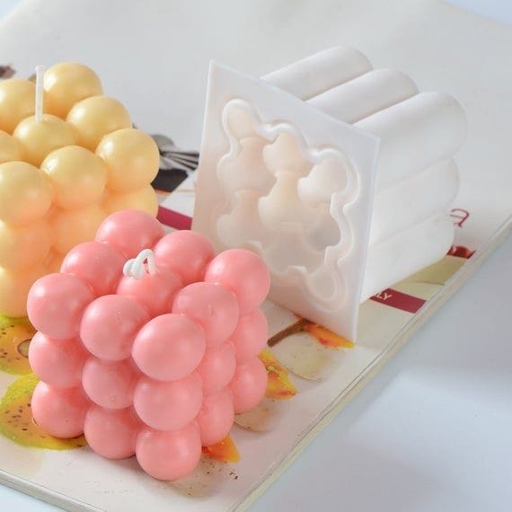 Lyba moulds 3D Bubble Candle Silicone Mould , Single cavity - Bakeware India