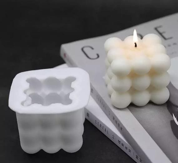 Lyba moulds 3D Bubble Candle Silicone Mould , Single cavity - Bakeware India