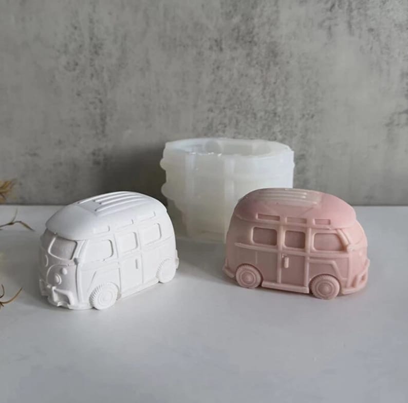 Lyba moulds 3D Bus Candle Silicone Mould - Bakeware India