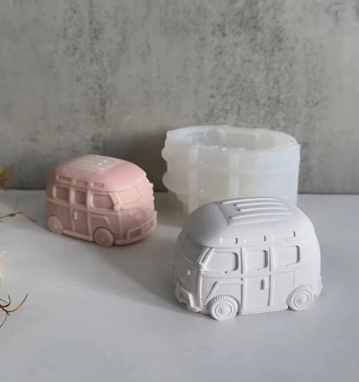 Lyba moulds 3D Bus Candle Silicone Mould - Bakeware India