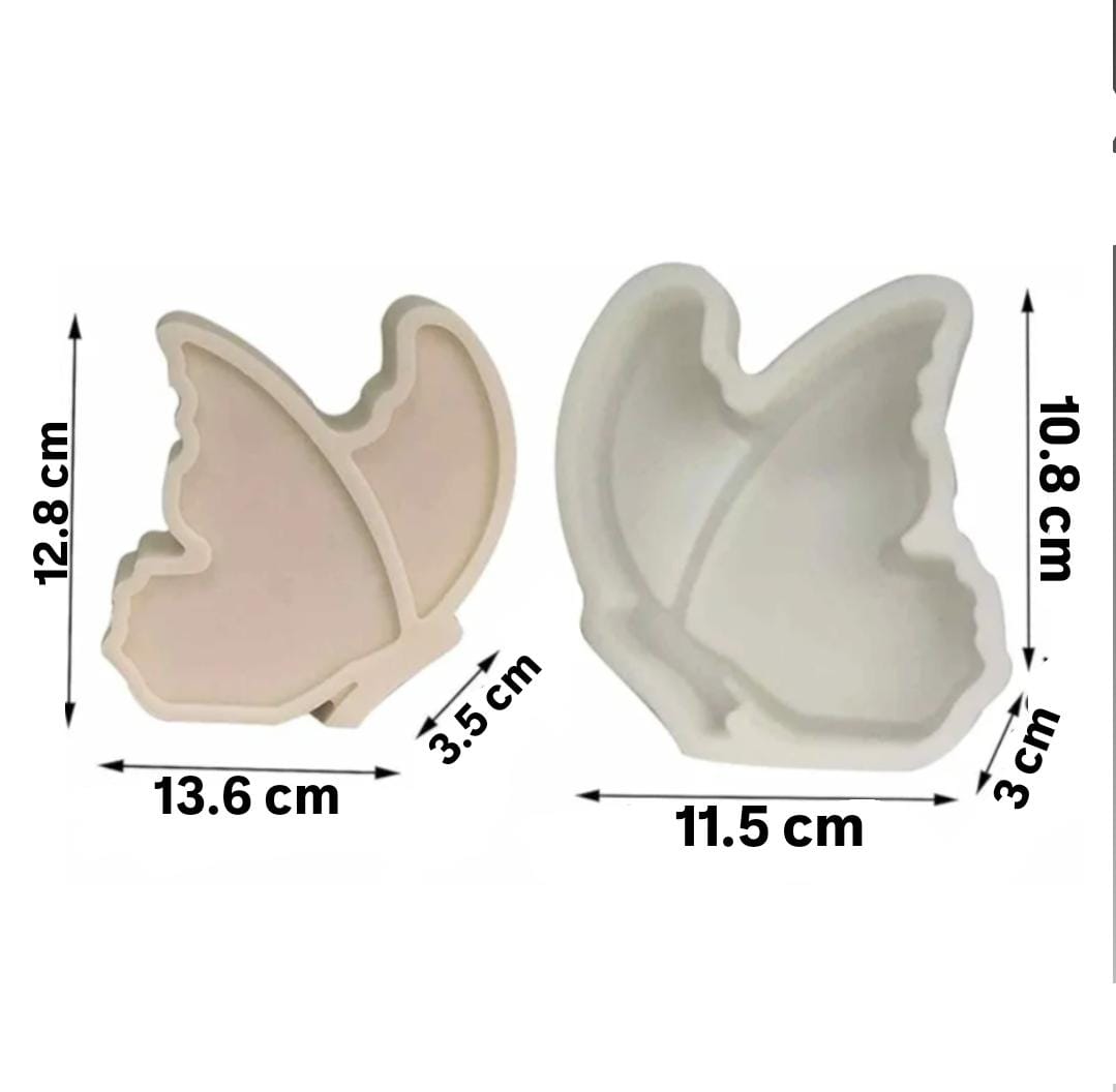 Lyba moulds 3D Cute Butterfly Candle Silicone Mould - Bakeware India