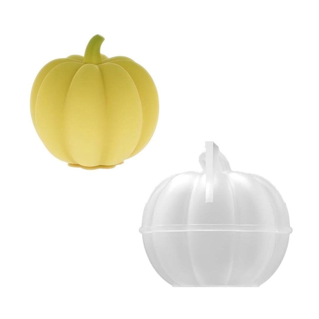 Lyba Moulds 3D Cute Pumpkin Candle Chocolate Silicone Mould - Bakeware India