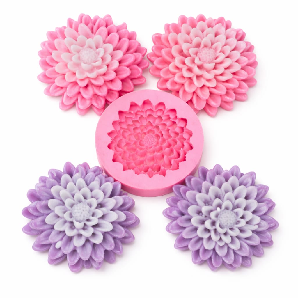 Lyba Moulds 3D Daffodil Flower Candle Silicone Mould - Bakeware India