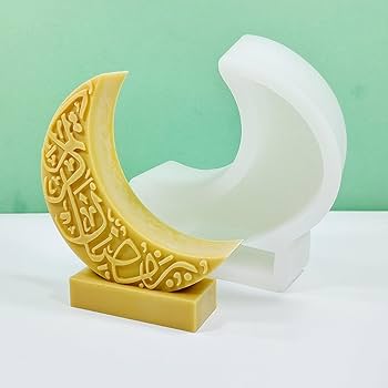 Lyba Moulds 3D Eid Moon Candle Silicone Mould - Bakeware India