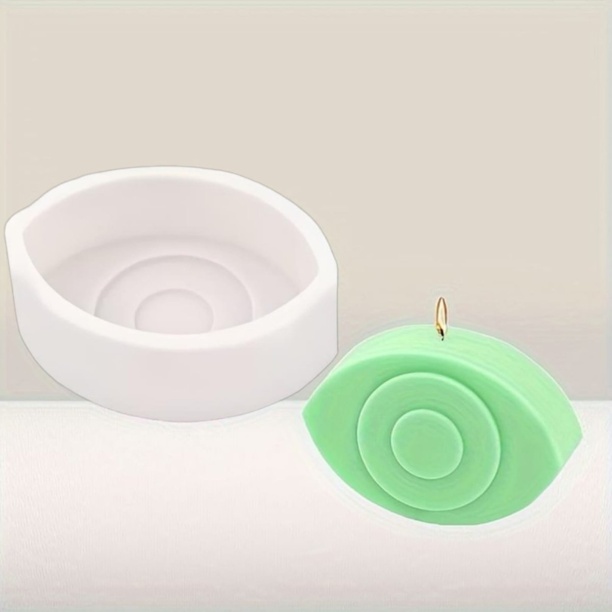 Lyba moulds 3D Evil Eye Candle Silicone Mould - Bakeware India