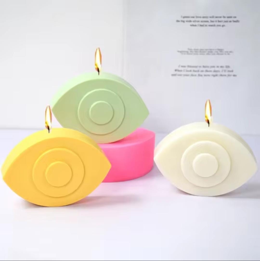 Lyba moulds 3D Evil Eye Candle Silicone Mould - Bakeware India