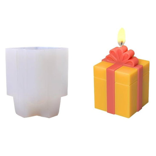 Lyba Moulds 3D Gift Chocolate Candle Silicone Mould - Bakeware India