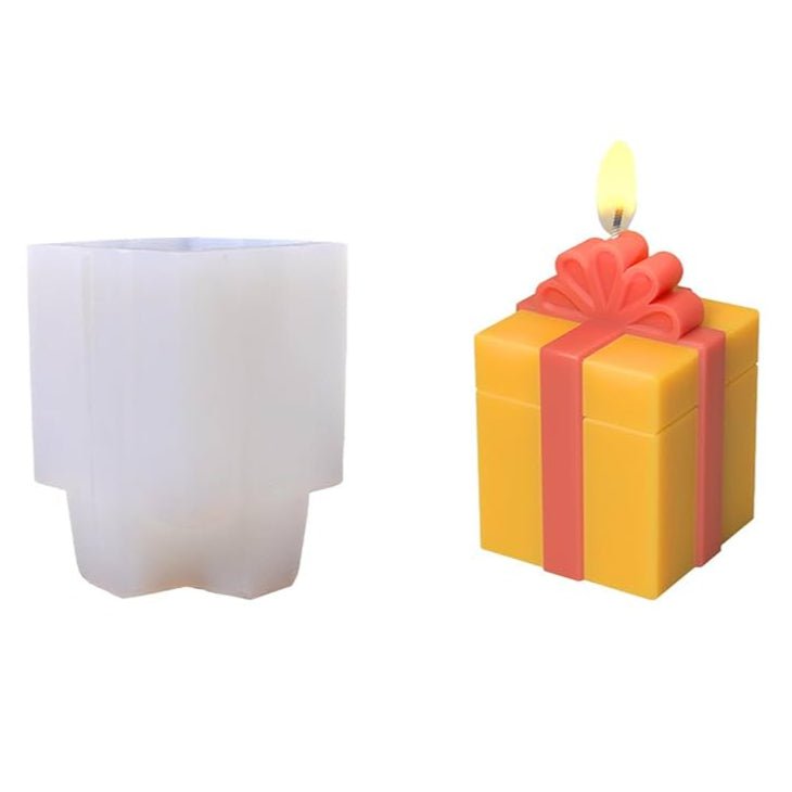 Lyba Moulds 3D Gift Chocolate Candle Silicone Mould - Bakeware India