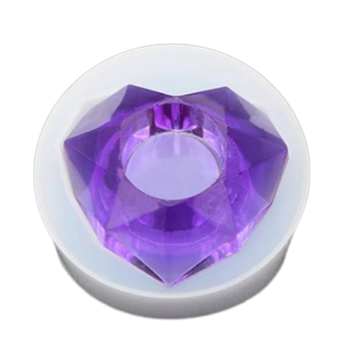 Lyba Moulds 3D Heart Concrete Resin Jar Pot Planter Candle Silicone Mould - Bakeware India