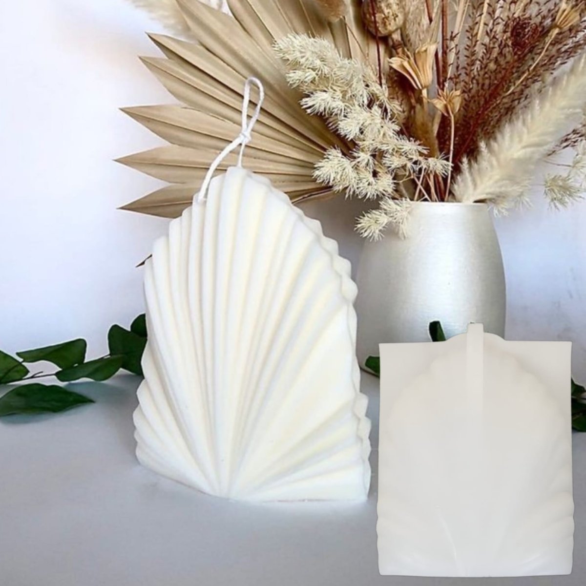 Lyba moulds 3D Palm Leaf Candle Silicone Mould - Bakeware India