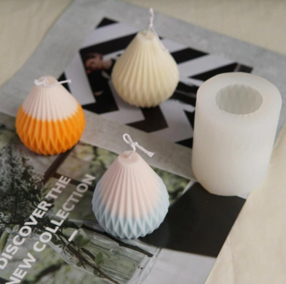 Lyba moulds 3D Pear Lantern Candle Silicone Mould - Bakeware India