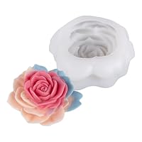 Lyba Moulds 3D Rose Flower Silicone Candle Mould - Bakeware India