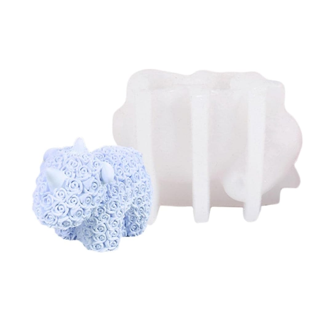 Lyba moulds 3D Rose Unicorn Pony Candle Chocolate Silicone Mould - Bakeware India